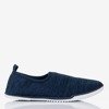 Julieta navy blue slip-on sneakers for women - Footwear