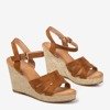 Ladies 'brown sandals Sirima - Footwear