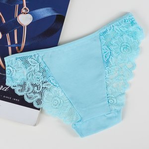Ladies 'mint briefs with lace - Underwear