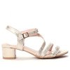 Letoq gold heeled sandals - shoes
