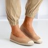 Light brown women's espadrilles Lalina - Footwear