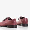 Maroon women's shoes with ornaments Kasaki - Shoes