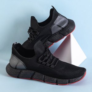 Men's black slip-on trainers from Dennis - Footwear