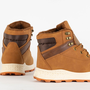 Men's camel insulated boots Nuok - Footwear