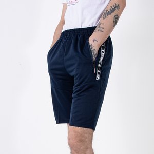 Men's navy blue sweatpants - Clothing