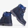 Navy blue boys 'hiking boots Yumiko - Footwear