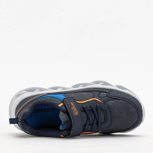 Navy blue boys 'sneakers Olafi - Footwear