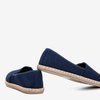 Navy blue espadrilles from Marenda fabric - Footwear 1