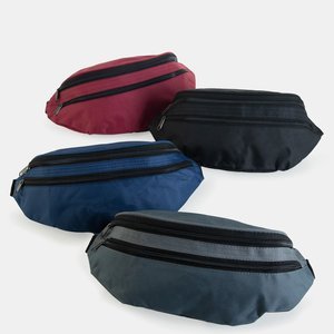 Navy blue unisex sports kidney - Handbag