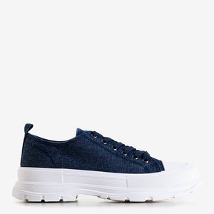 Navy blue women's sports shoes Deanna - Footwear