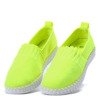 Neon yellow slip on Marion - Footwear