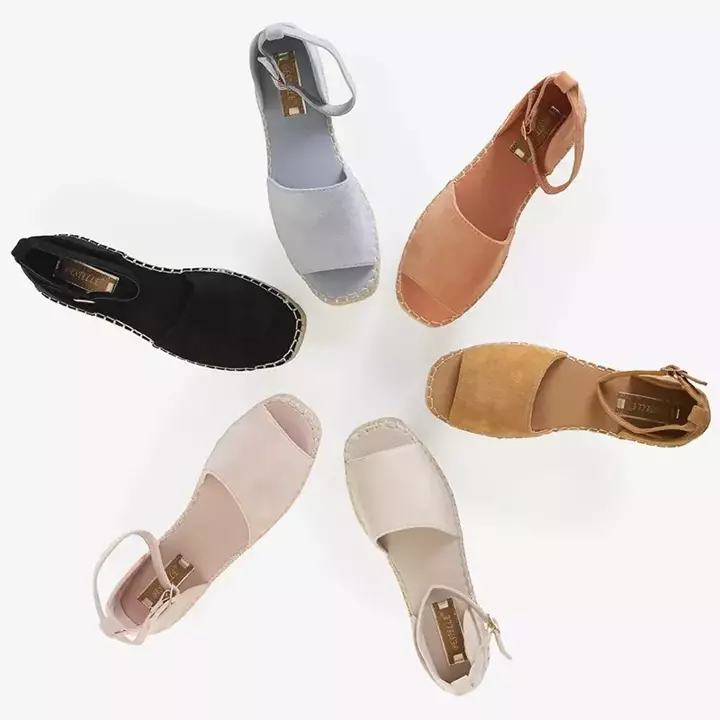 OUTLET Beige women's Dalila platform sandals - Footwear