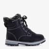 OUTLET Black boys' insulated boots Vadik - Footwear