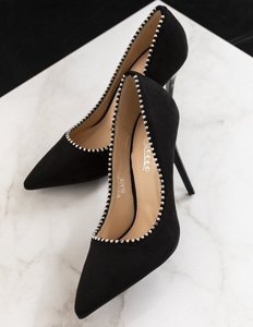 OUTLET Black high heels Braelynn- Shoes