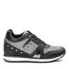 OUTLET Black sports shoes on an indoor wedge Grina - Footwear