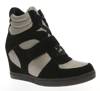 OUTLET Black wedge sneakers - Shoes