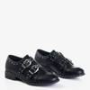 OUTLET Black women's shoes with Queen jets - Footwear