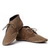 OUTLET Brown tied ankle boots - Shoes