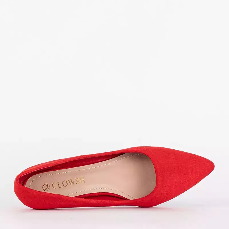 OUTLET Classic red women's high heels Forlika - Footwear