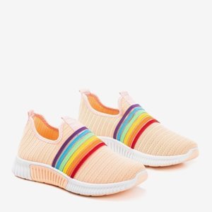 OUTLET Coral women's sports slip shoes - on Rainbow - Footwear