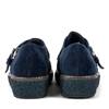 OUTLET Navy blue shoes with Lagerrla decorations - Footwear