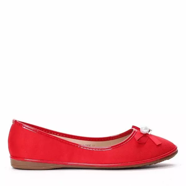 OUTLET Red Brooke Ballerinas - Footwear