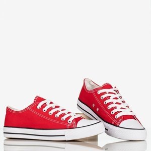 OUTLET Red Noenoes women's sneakers - Footwear