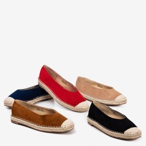 OUTLET Red women's espadrilles Lalina - Shoes