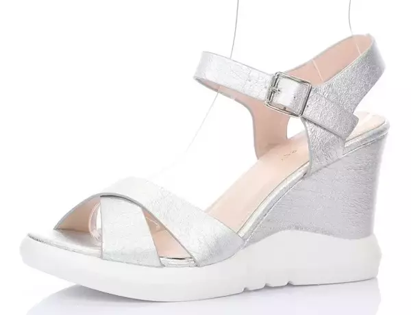 OUTLET Silver Bexley wedge sandals - Shoes