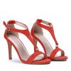 Orange high heel sandals Rosie - Footwear