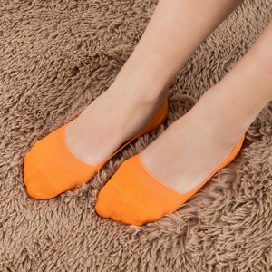 Orange women's ankle socks - Socks