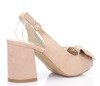 Pink Celeste low-heeled sandals - Footwear