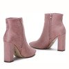 Pink boots with pearls on a high post Maya - Footwear 1