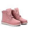 Pink warm hiking boots Be Happy - Footwear