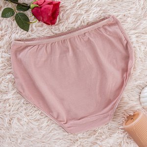 Pink women's PLUS SIZE panties - Underwear