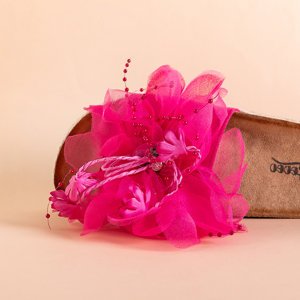 Pink women's platform sandals Izylda - Footwear