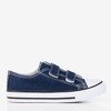 Pueritia navy blue children's sneakers - Footwear