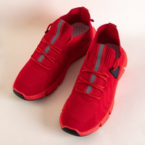Puerto red men's sports shoes - footwear