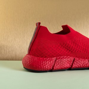 Red Dovevo men's slip-on sports shoes - Footwear