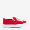 Red children's slip on sneakers Berries - Footwear