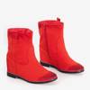 Red cowboy boots on an indoor wedge Teilort - Footwear