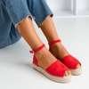 Red espadrilles with Narilina cut - Footwear