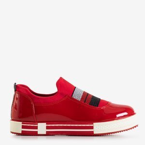 Red women's sports half shoes Glara - Footwear