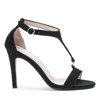 Rosie Black High Heel Sandals - Footwear