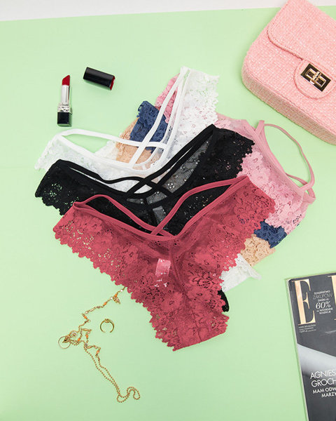 Set of 8 pack lace brasilian briefs for women - Underwear