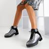 Shiny black women's workwear Marisol - Footwear