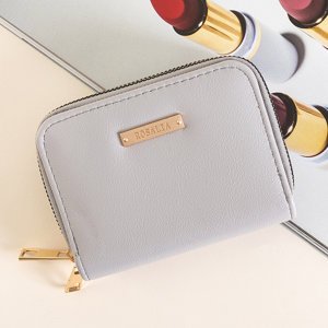 Small gray women's wallet - Accessories