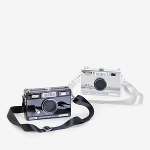 Small silver camera handbag - Handbags