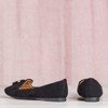 Taussima fringed black moccasins - Footwear