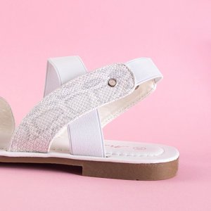 White Velia women's sandals - Footwear